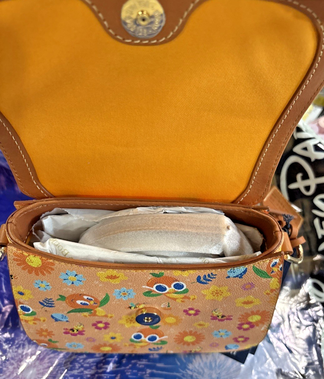 2026 Disney Parks Dooney & Bourke Flower & Garden Orange Bird Crossbody Purse 🍊