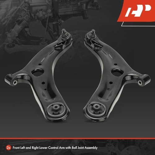 2 x Front Lower Control Arms, with Ball joint & Bushing, Compatible with Kia