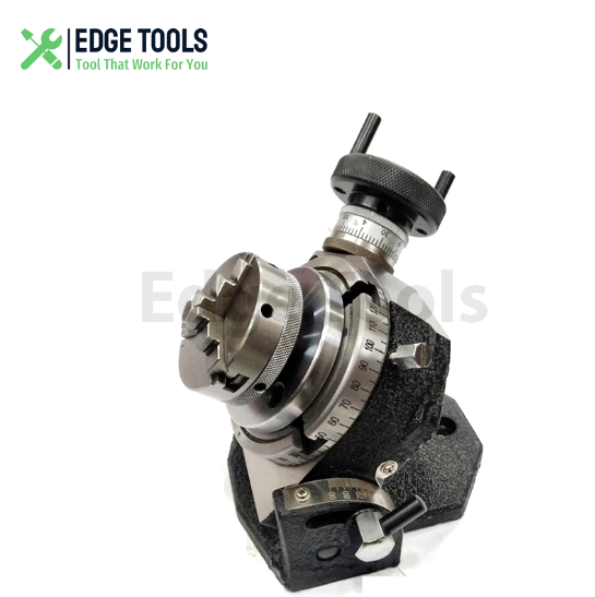 Rotary Table Tilting 4"Inch With 3 Jaw 65mm Mini Lathe Chuck Milling Machine USA