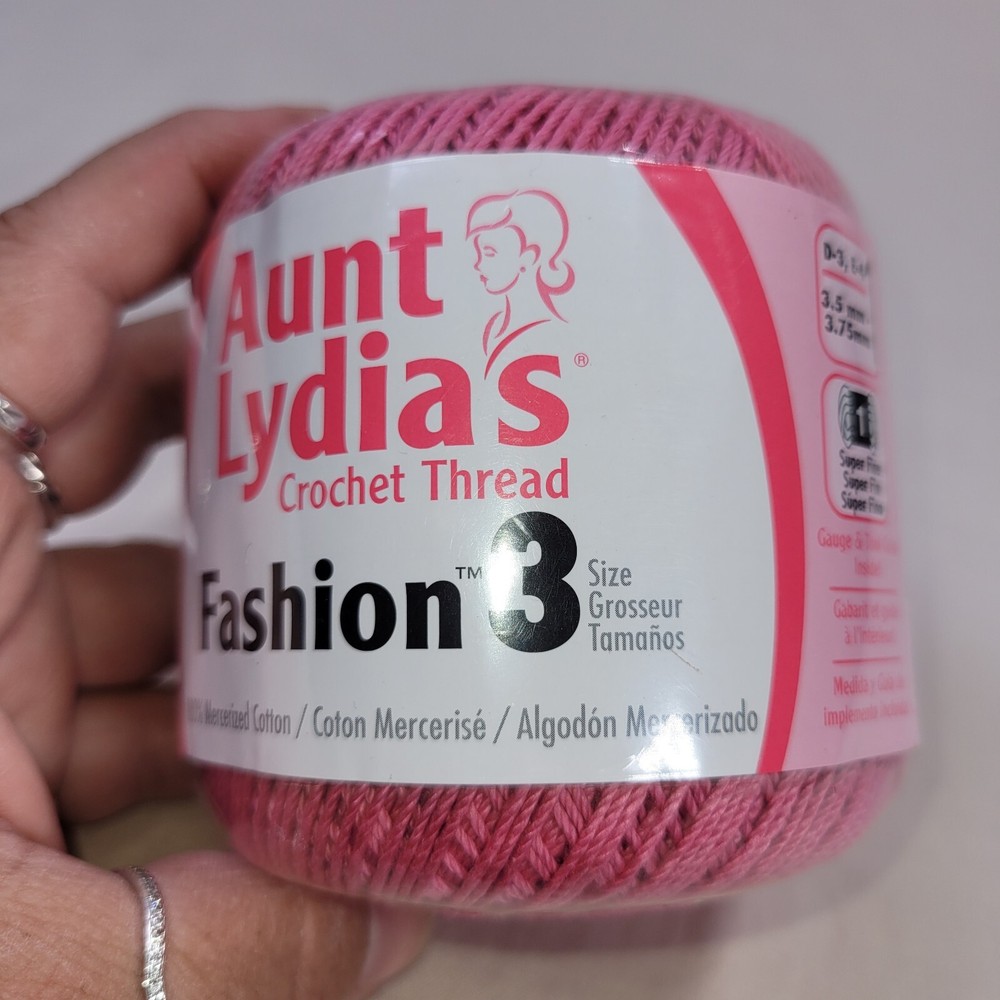 crochet thread lot