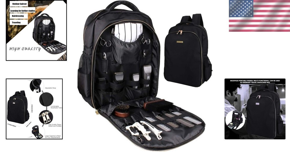 Professional Barber Accessories Backpack