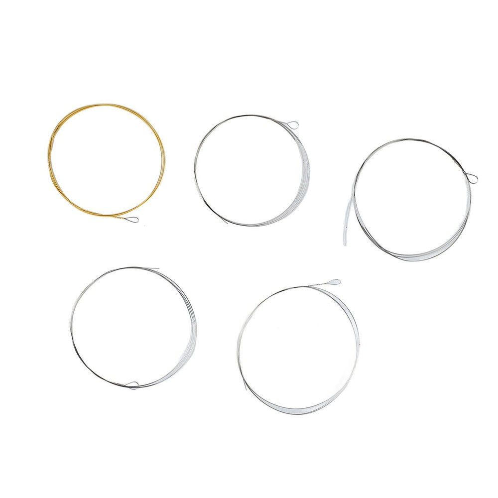 5 String Banjo String Stainless Steel Full Resonance Thick High Notes Strings