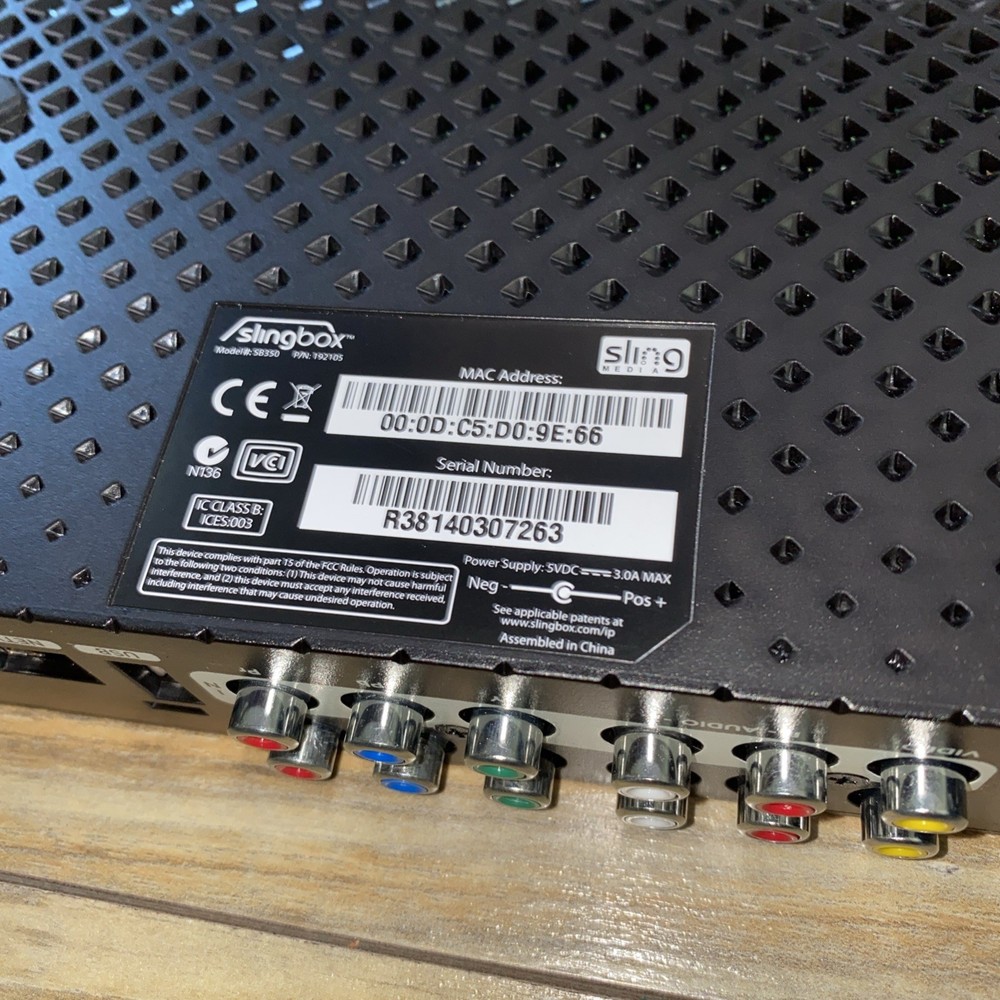 Slingbox Model SB350 Media Streamer Device Only NO CABLE