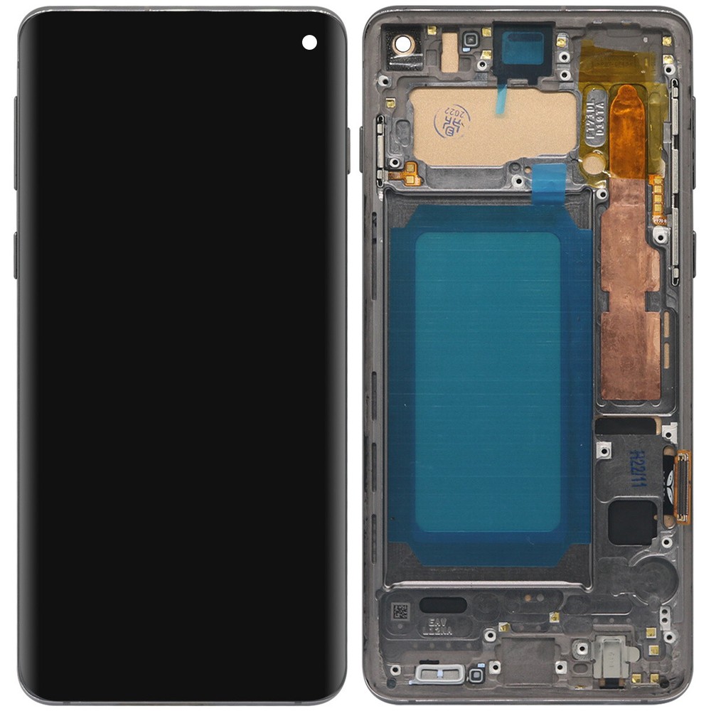 For Samsung Galaxy S10 G973 LCD Display Touch Screen Digitizer Replacement+Frame