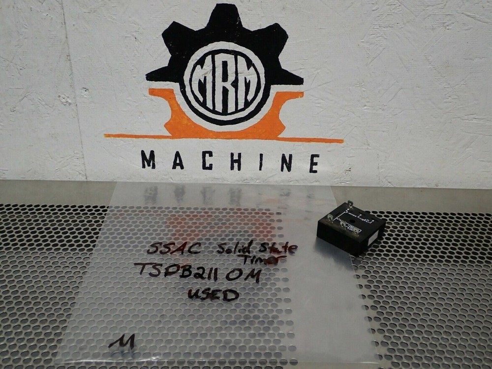 SSAC TSDB2110M Solid State Timer Used With Warranty