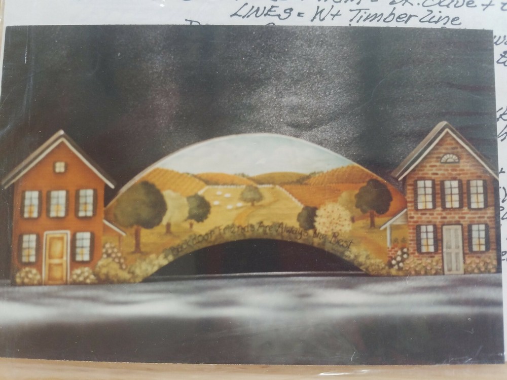 JANE ROE 1986 BACKDOOR WELCOME BOARD PAINTING PATTERN