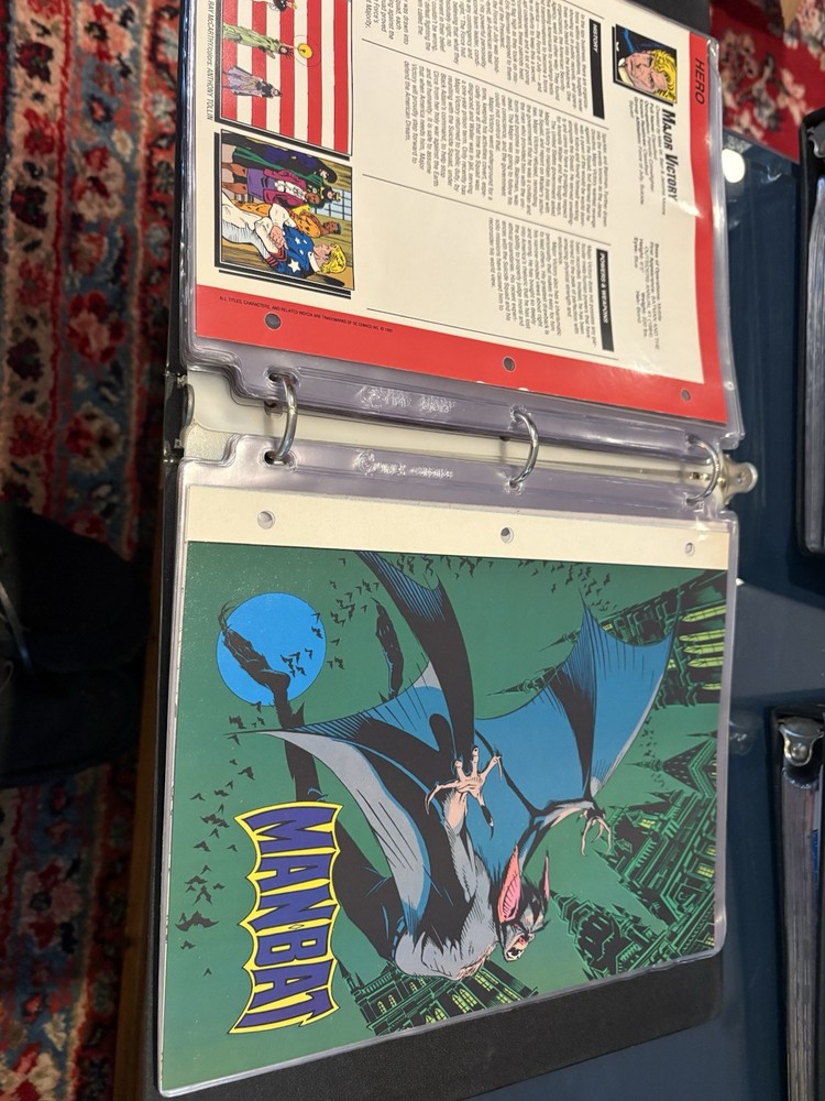 Comic Book Bio Binders