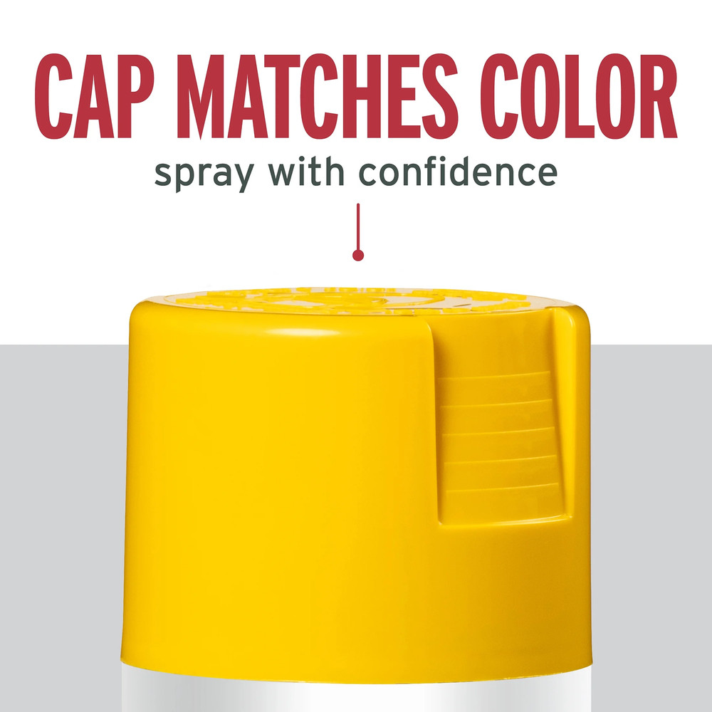 Yellow, Stops Rust Protective Enamel Gloss Spray Paint-7747830, 12 Oz