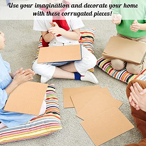 50 Pack 5x7 Inch Corrugated Cardboard Sheets Flat Inserts for Mailing Packaging