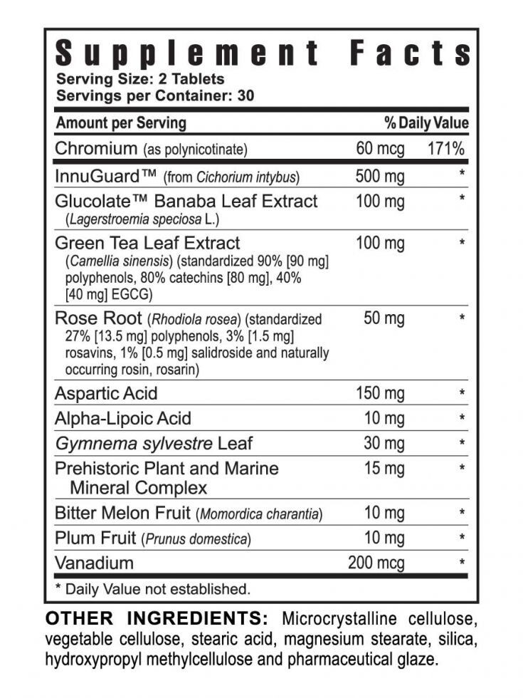 Youngevity ns Glucogenix - 60 Tablets
