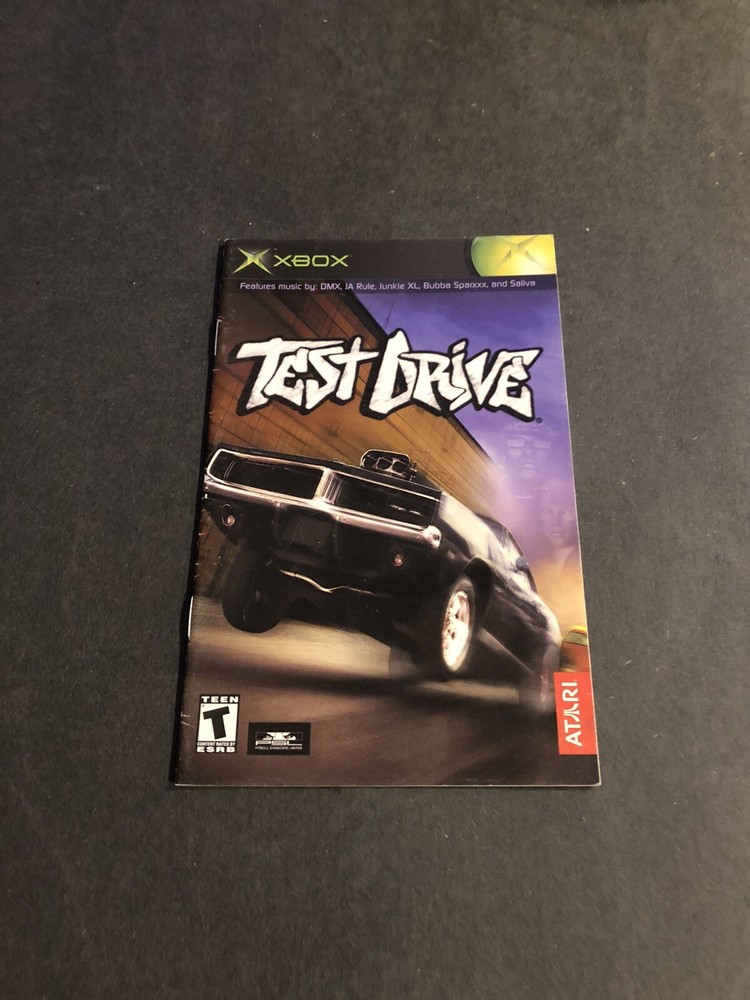Test drive Xbox manual Only