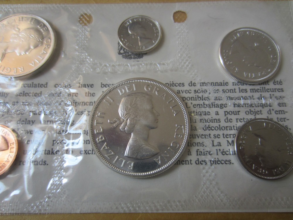 1963 Canada Silver PL Set. Original Mint Packing UNC RJ