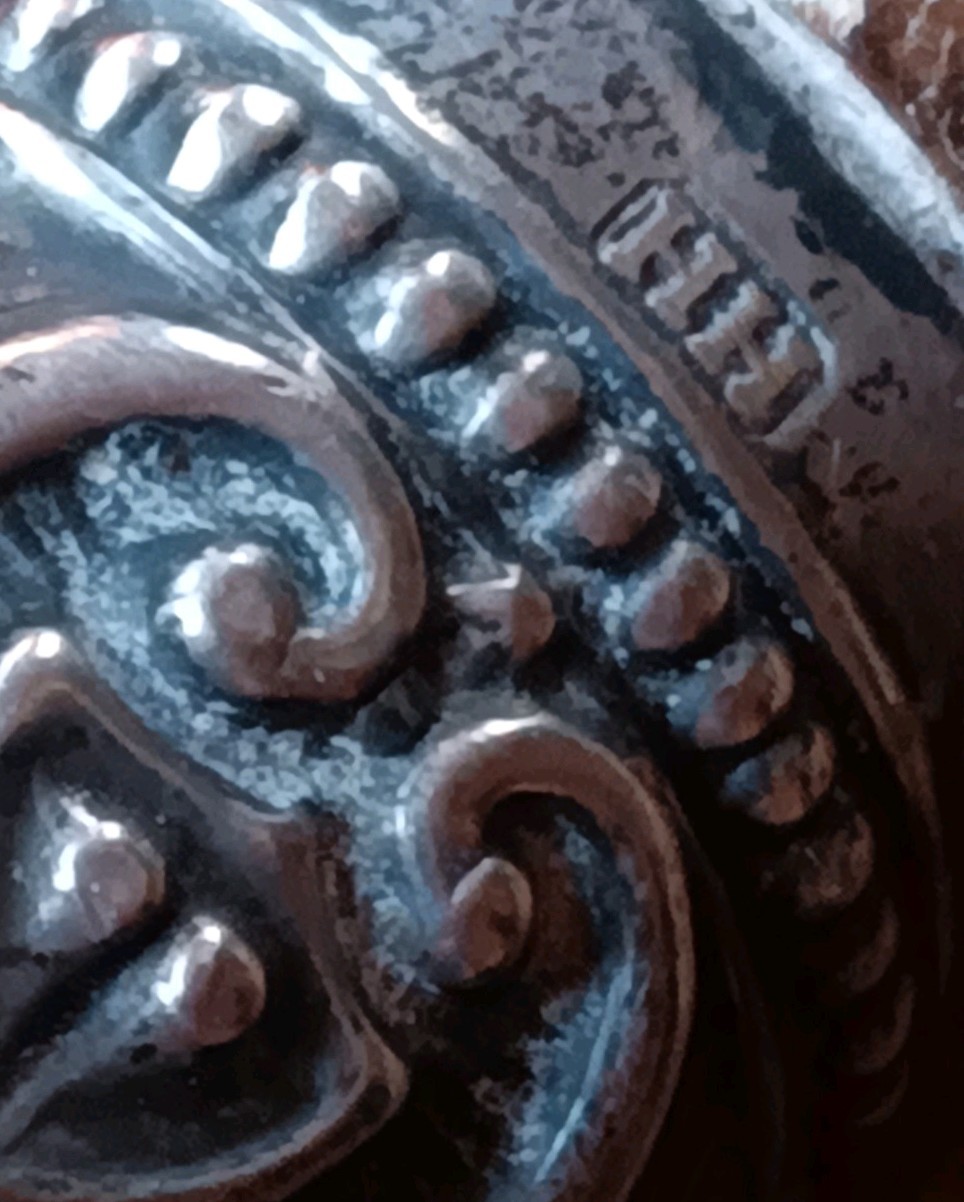 Antique Sterling & Stag Horn English Georgian Era 1798 Bread Fork Solid Beauty