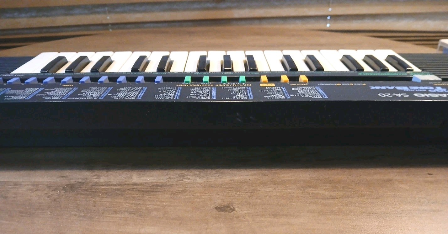 Casio SA-20 Electronic Keyboard 100 Sound Tone Bank Rhythm Super Accompaniment