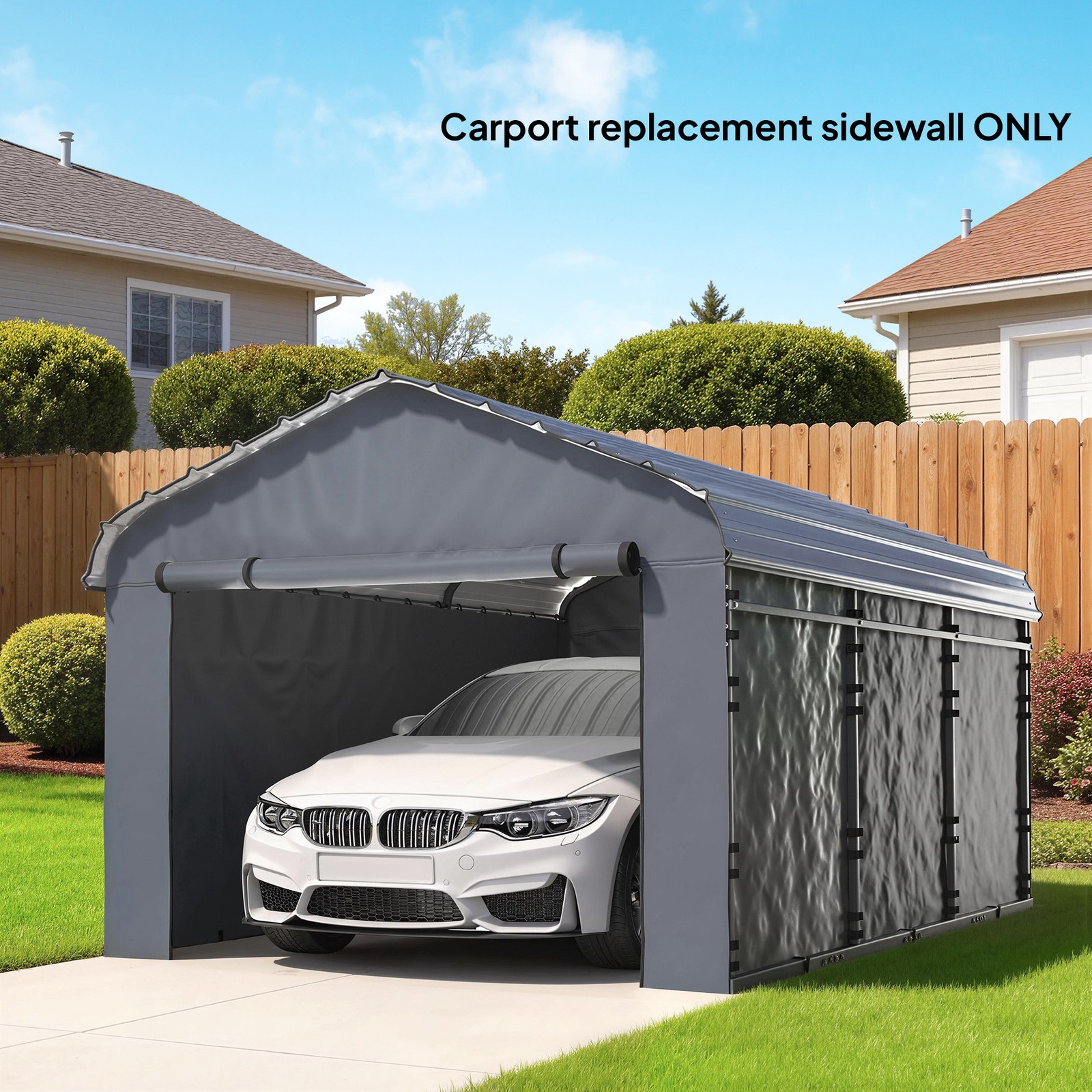 Carport Replacement Sidewall Panel Set of 4 for 12' x 20' Carports
