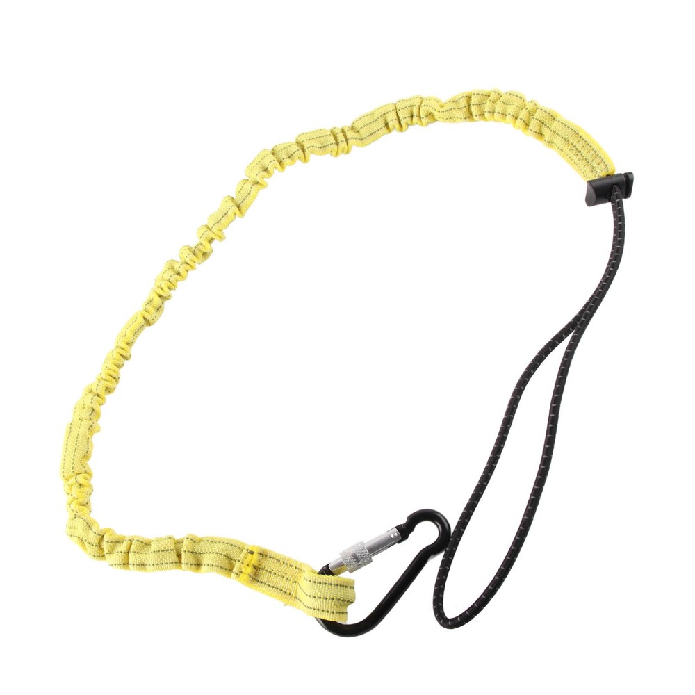Yellow Tool Safety Tether Nylon Tool Lanyard Climbing Rope For Construction