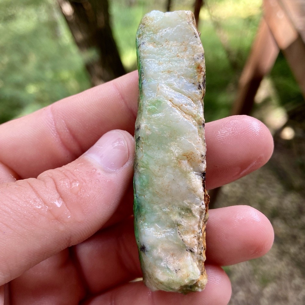Blue Chrysoprase Rough 1.46 Oz