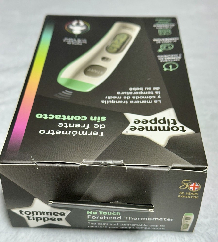 Tommy Tippee No Touch Forehead Thermometer Fast Reading Memory Function
