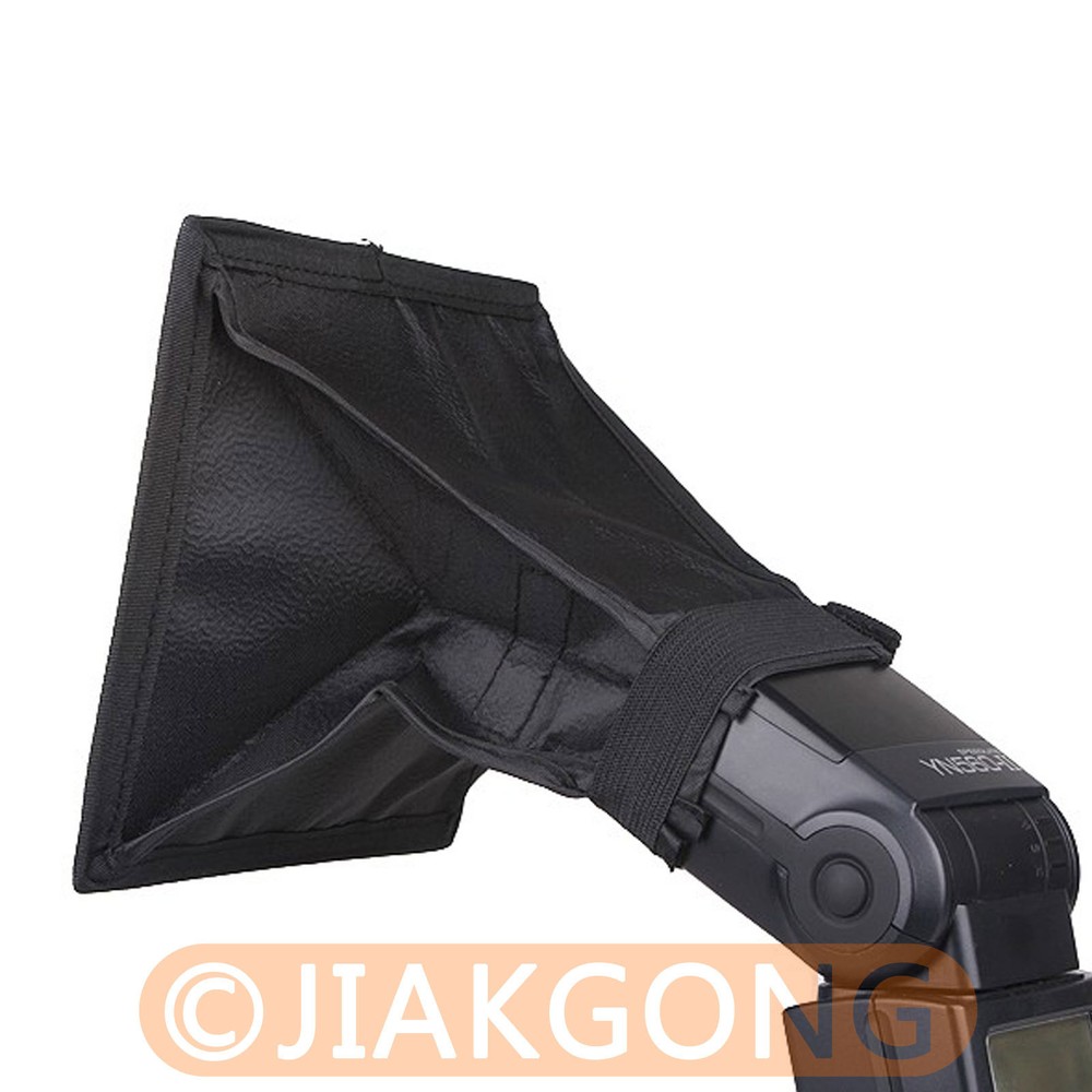 Portable 15*17cm Flash Diffuser Mini Flash Softbox for DSLR Camera