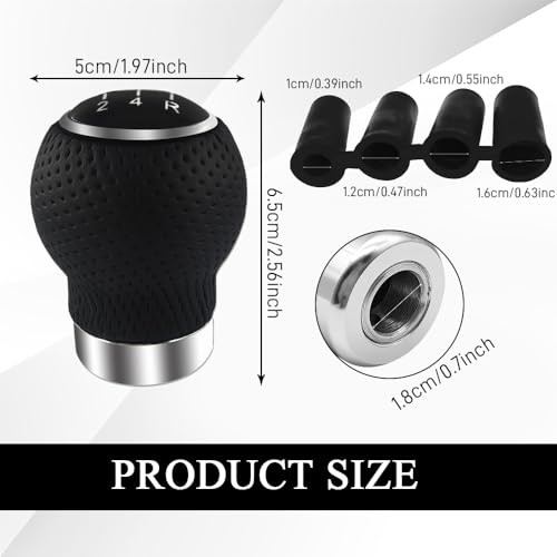 5 Speed Shift Knob, Manual Gear Shift Knobs Gear 5/Round Head R Down