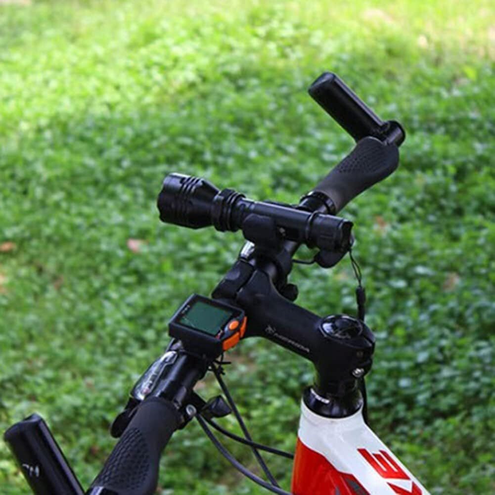 Bike Handlebar Flashlight Mount Bicycle Front Torch Clip LED Headlight Holder