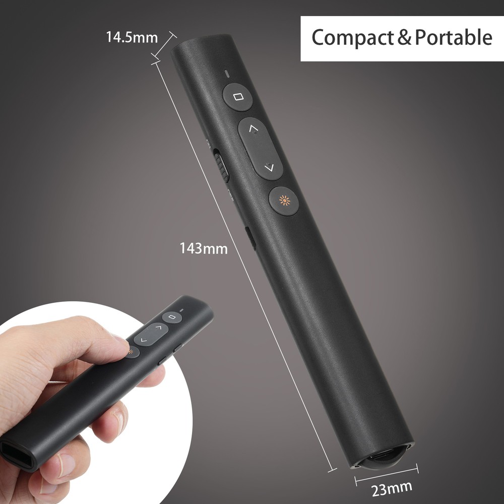 Bisofice Presentation Pointer for PowerPoint PPT Clicker with O1T4