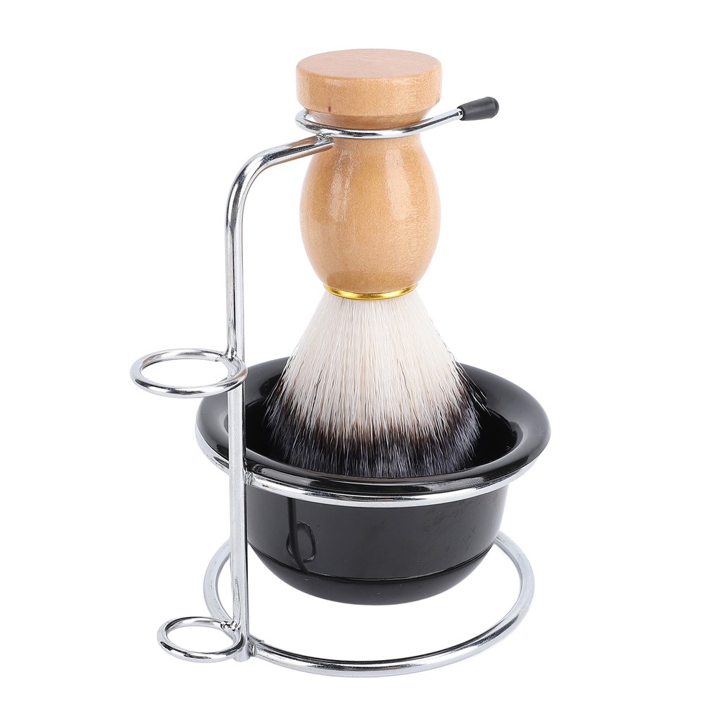 Stylish Shaving Brush Set Efficient Lathering For Men