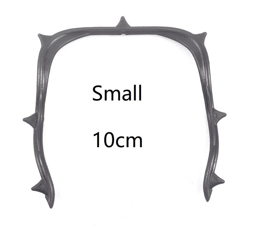 Dental Rubber Dam Sheet Frame Brackets Plastic Black Non foldable/Foldable