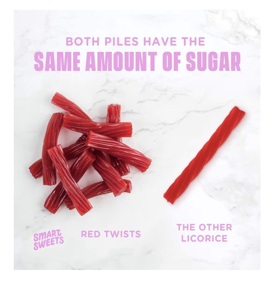 Smart Sweets Red Twists 4 Pack