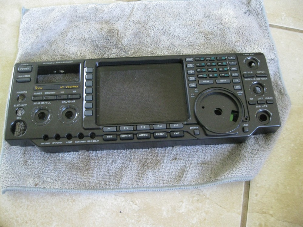 Icom IC-756PRO FRONT PANEL  in Excellent shape