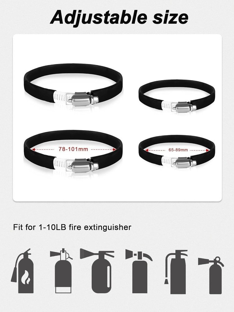 Quick Release UTV Fire Extinguisher Mount Kits, Adjustable Roll Bar Fire Exti...