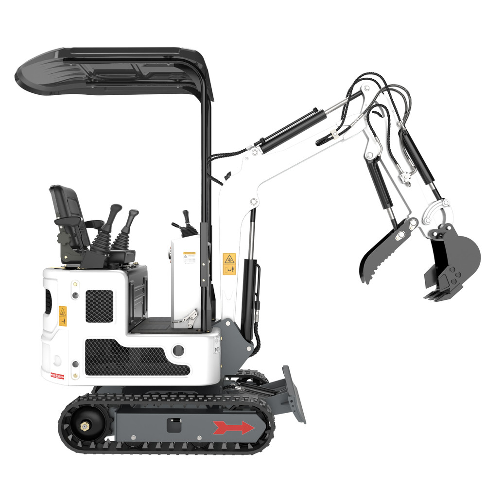 1Ton Mini Excavator with B&S EPA Engine Hydraulics Digger 13.5HP Pilot Control
