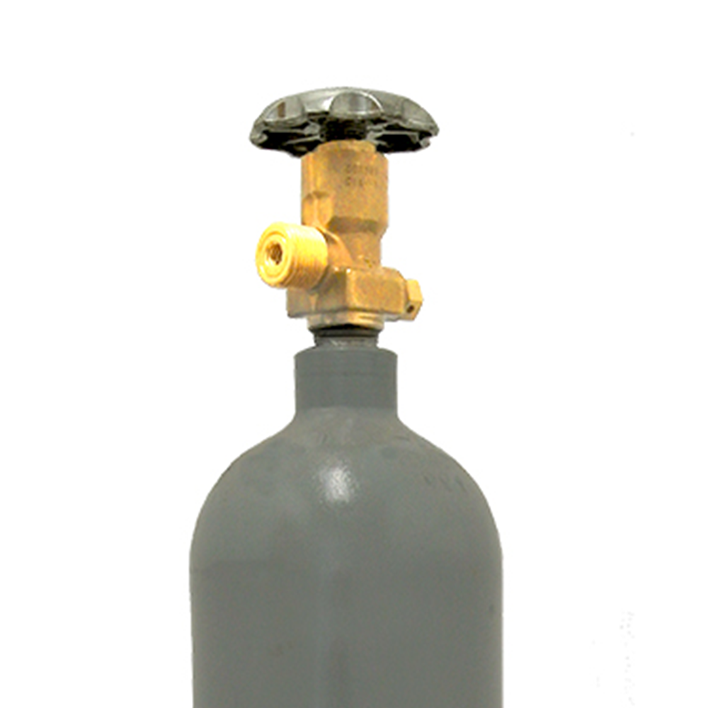 Reconditioned 4 lb. Steel CO2 Cylinder with CGA320 Valve for Homebrew Kegging