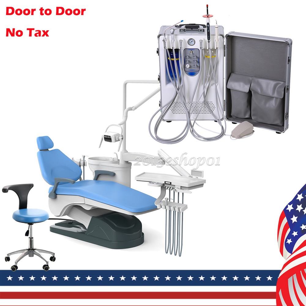 Dental Unit Chair DC Motor Computer Controlled/Delivery Suction Unit Compressor