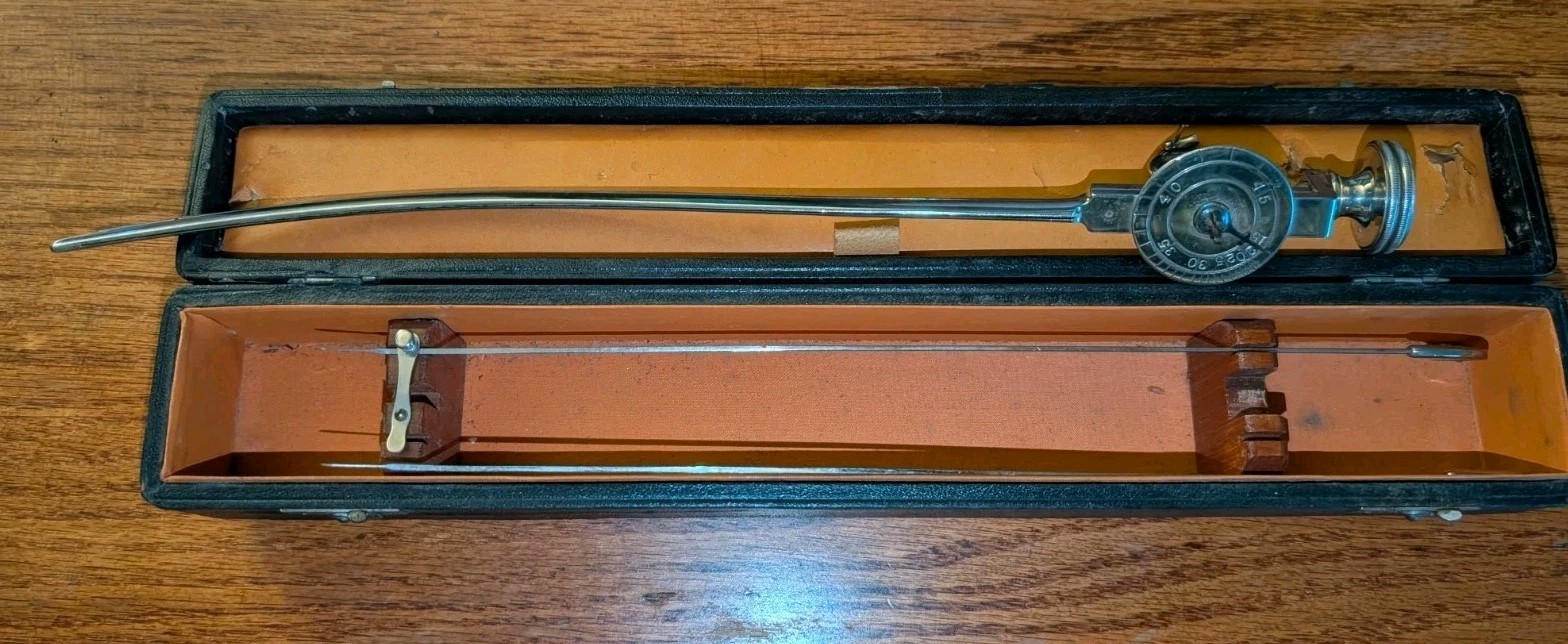 Rare Original 1800's urological Dilator By Felix Martin Oberländer With Case