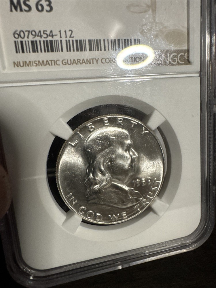 1959 Franklin Half Dollar 50c Reverse MS63 Type 2 NGC