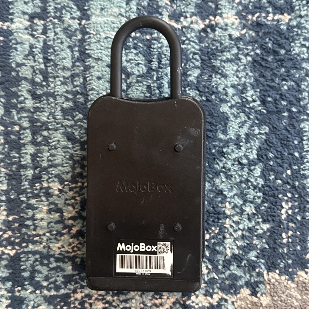 MojoBox, Digital Lockbox, Bluetooth Key iOS/Android App Black