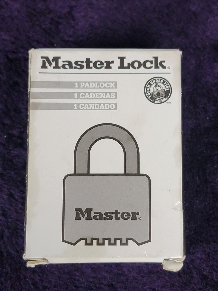 Master Lock Maximum Security Resettable Combination Padlock (178GRY)