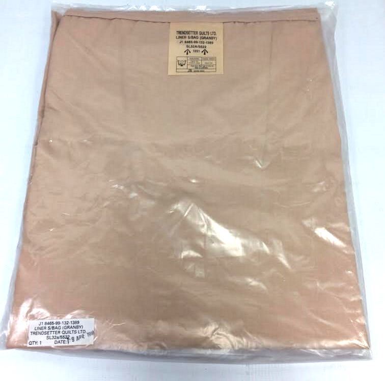 British Tan Sleeping Bag Liner-Granby