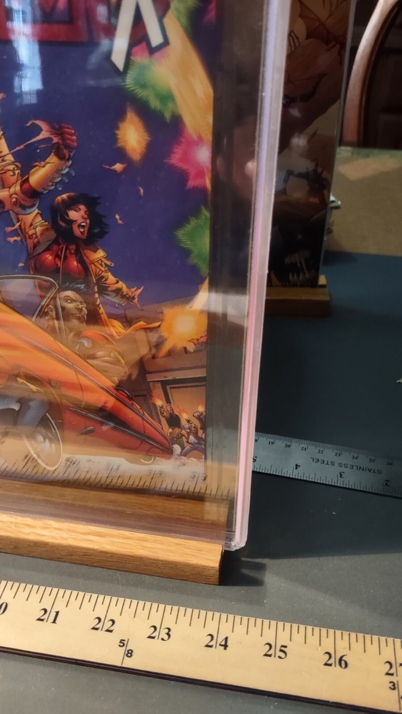 Comic Book Display - Real Wood Wall Mount - Hand Made - GRADED Comics- Small