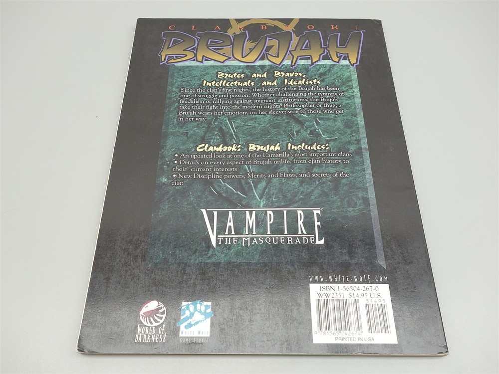 Vampire - The Masquerade: Clanbook Brujah (White Wolf)