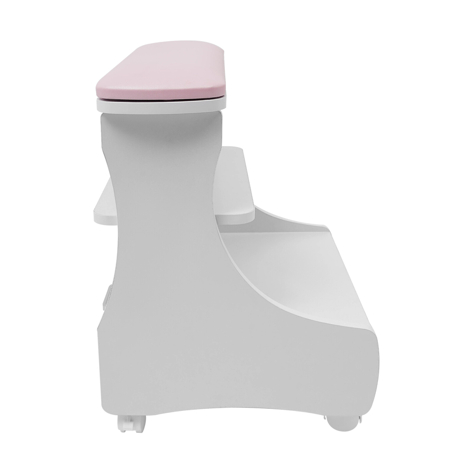 Footbath Stool W/ Wheels Foot Rest Pedicure Manicure Funiture Foot Salon Trolley