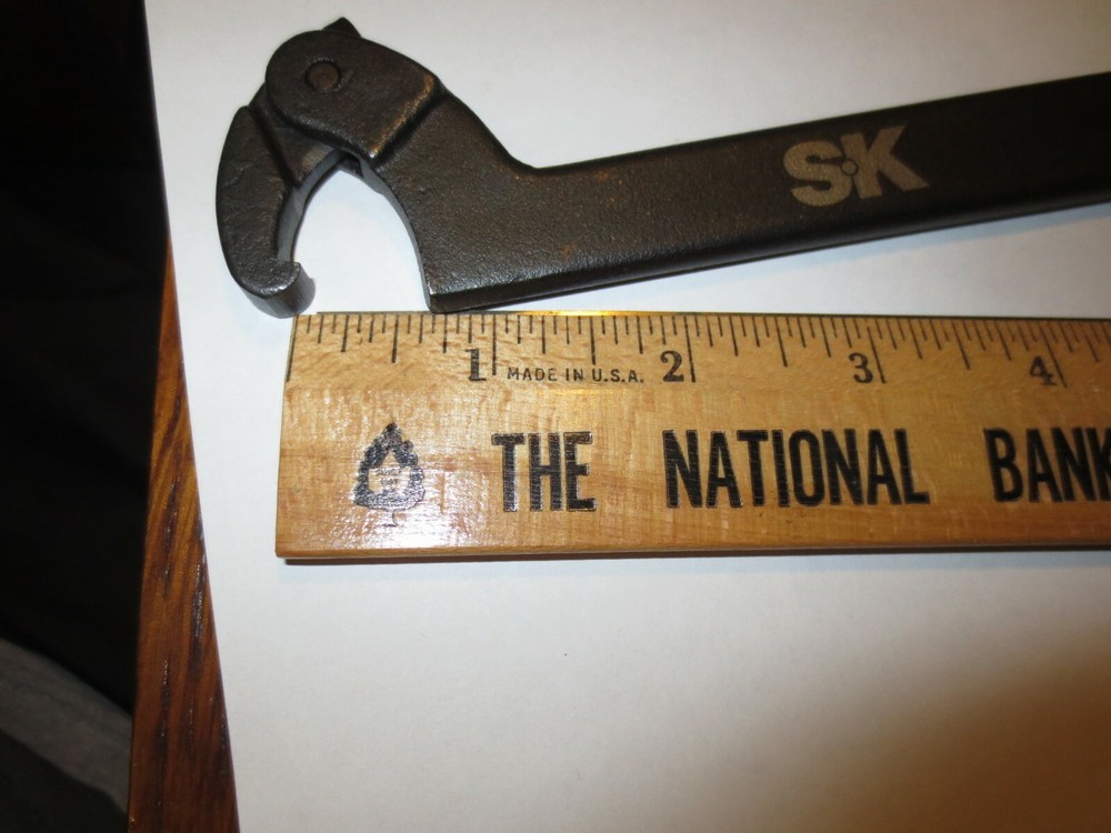 3/4" - 2" Size S-K Adjustable Hook Spanner Wrench