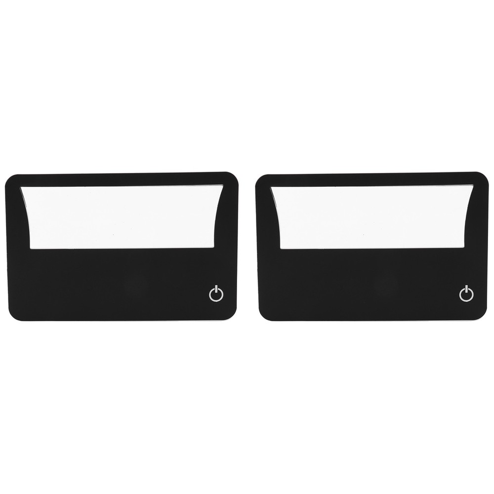 Credit Card Size Lighted 3X Magnifier Bundle Includes 2 Magnifiers, Each6593