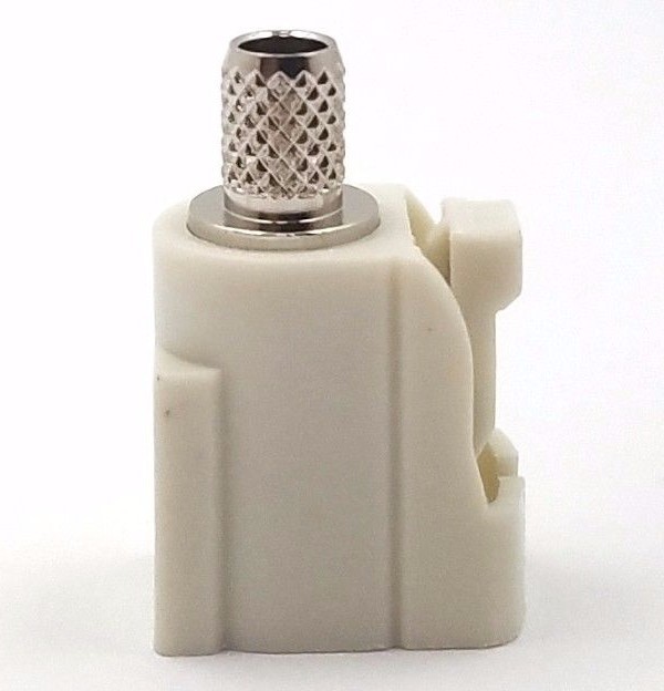 4pcs Auto FAKRA SMB Connector Straight Jack Crimp RG58 White Code B Phantom