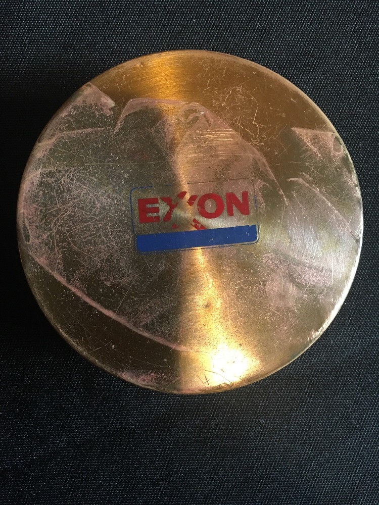 Vintage Sliding Magnifying Glass! Exxon!
