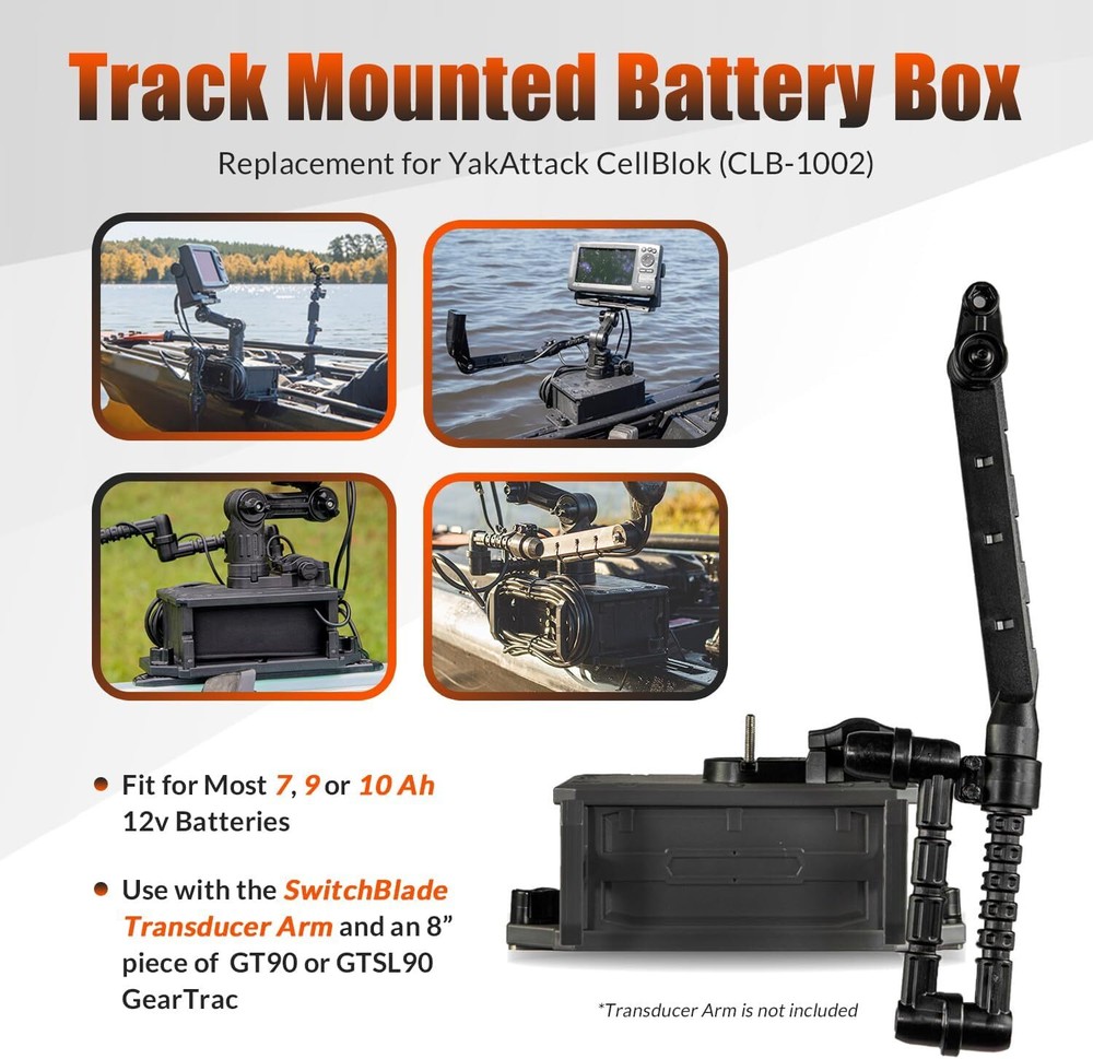 REPLACE FOR YAKATTACK CELLBLOK CLB-1002 TRACK MOUNTED BATTERY BOX