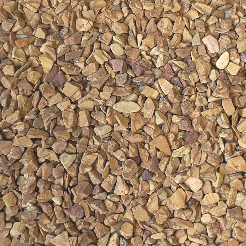 Decorative Wood Bean Pebbles 1/5" Size (2-Lb Bag)