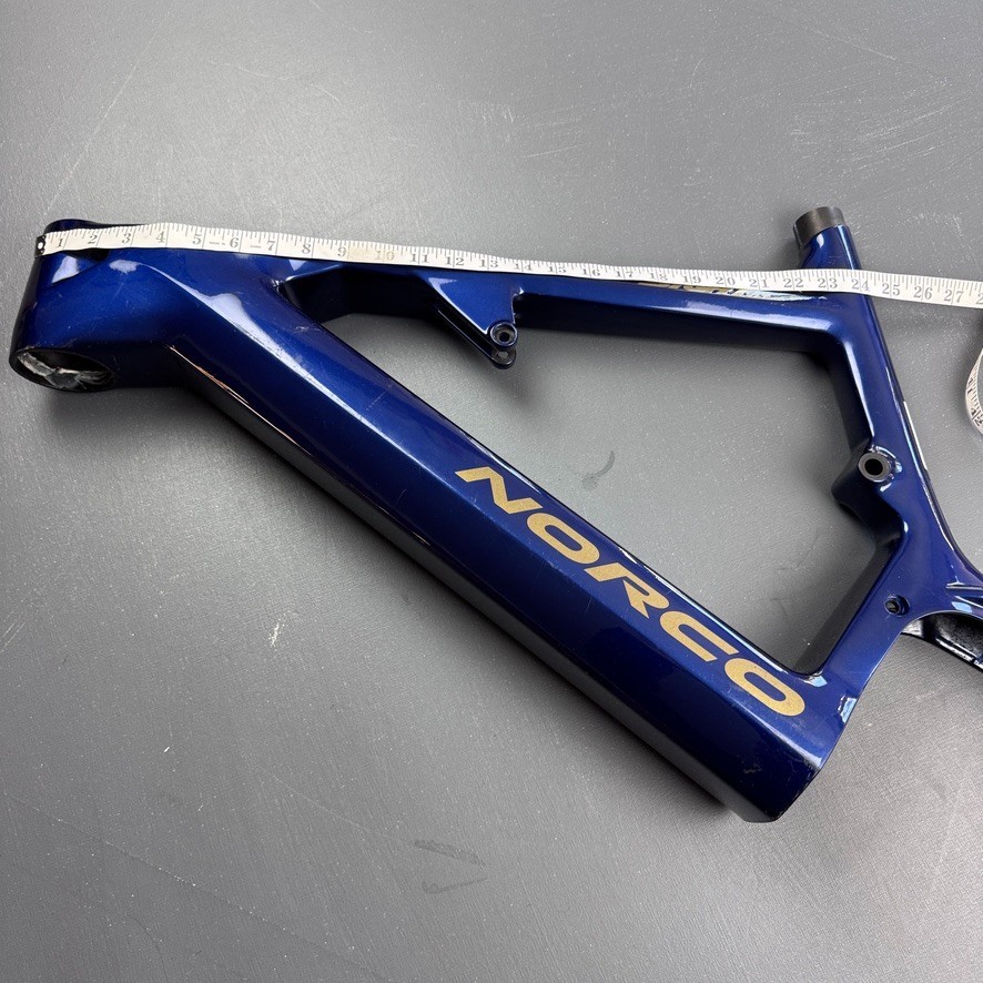 Norco Sight VLT Carbon Front Triangle Frame Medium 29" Class 1 eMTB Ready Blue