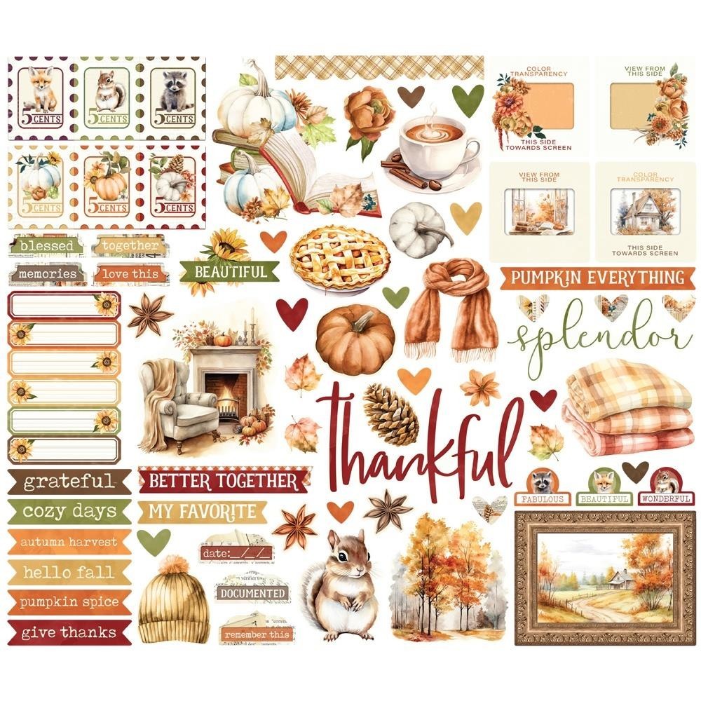 Simple Stories ~ AUTUMN BREEZE ~ Bits & Pieces